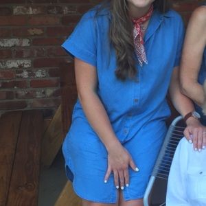 Madewell shirt dress.